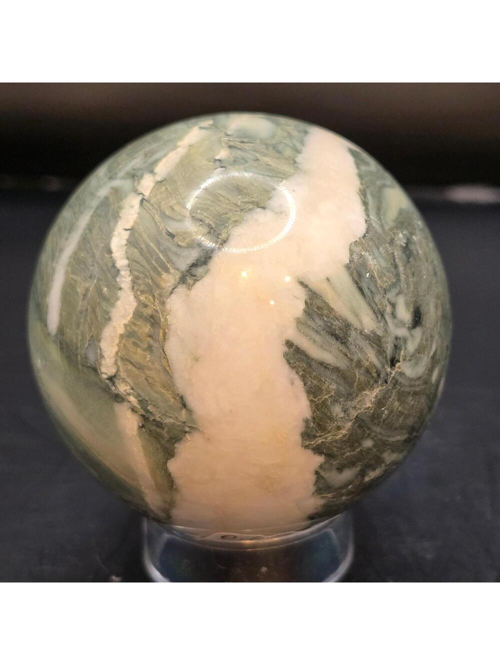 50. Green Marble Jasper Sphere